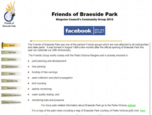 Tablet Screenshot of braesideparkfriends.org.au